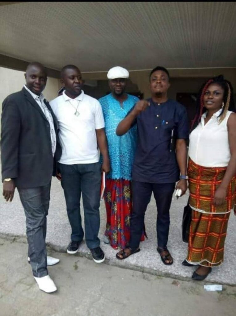 Members of Okpe Union Youth Wing after a joint meeting of Sapele and Warri Zone