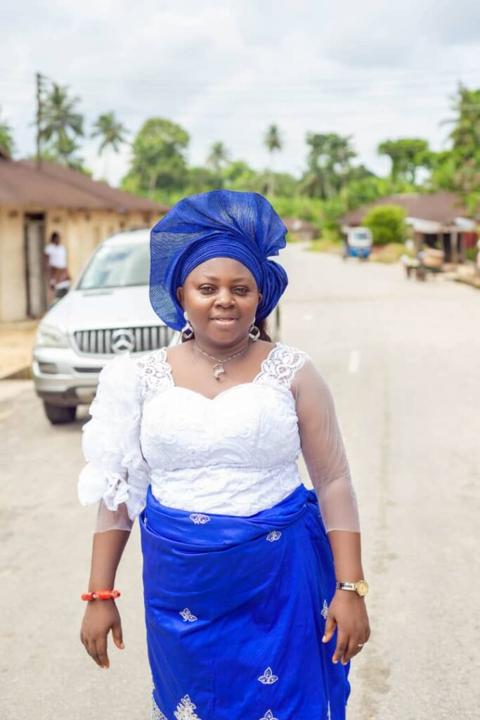 Mrs Ovwile Mercy  (National treasurer )  NEC member from Sapele Branch